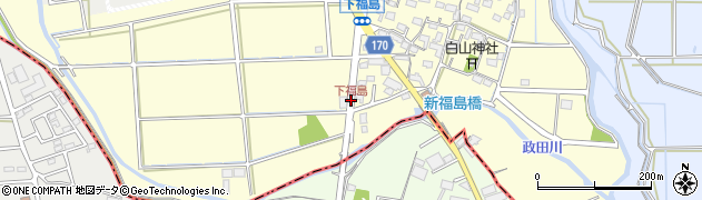 下福島周辺の地図