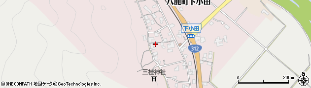 兵庫県養父市八鹿町下小田60周辺の地図