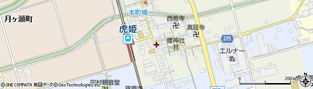 滋賀県長浜市大寺町598周辺の地図