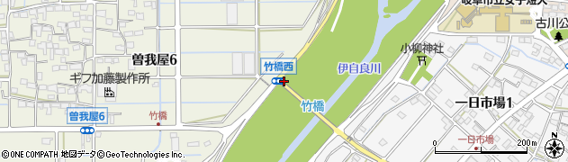 竹橋西周辺の地図