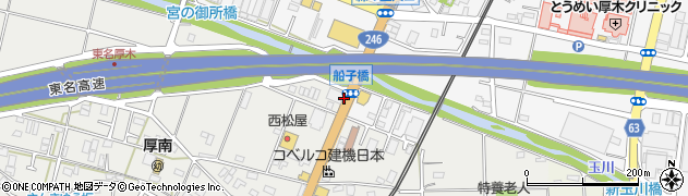 船子橋周辺の地図