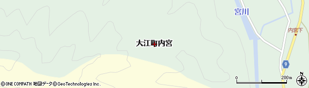 京都府福知山市大江町内宮周辺の地図