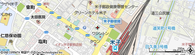 東横ＩＮＮ米子駅前周辺の地図