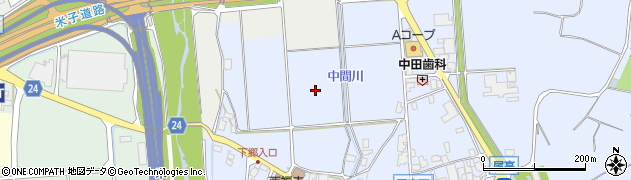 鳥取県米子市尾高周辺の地図