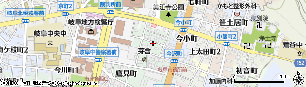 岐阜県岐阜市端詰町周辺の地図
