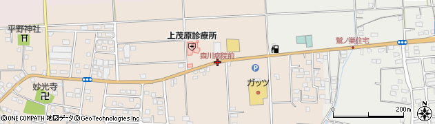 森川病院前周辺の地図