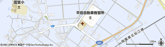 株式会社平田自動車教習所周辺の地図