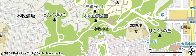 神奈川県横浜市中区和田山周辺の地図