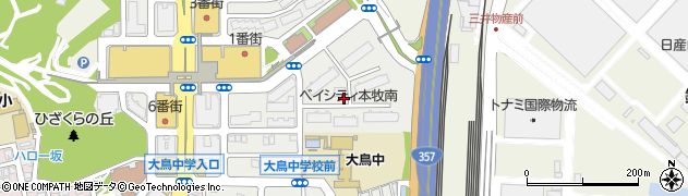 神奈川県横浜市中区本牧原周辺の地図