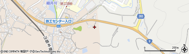 島根県安来市黒井田町1646周辺の地図