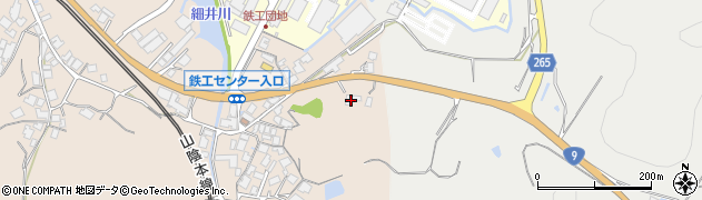 島根県安来市黒井田町1126周辺の地図