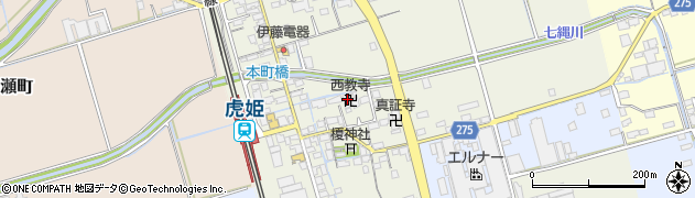 滋賀県長浜市大寺町617周辺の地図
