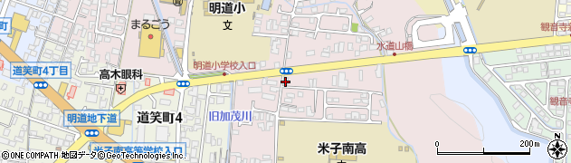 勝田そば周辺の地図