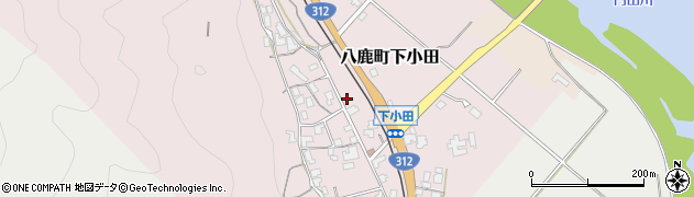 兵庫県養父市八鹿町下小田160周辺の地図