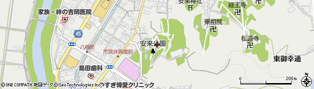 社日木戸料理店周辺の地図