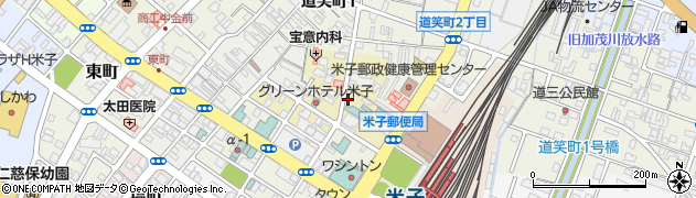 鳥取県米子市万能町周辺の地図