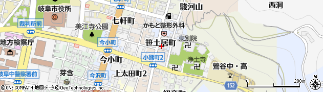 読売センター　岐阜東部周辺の地図