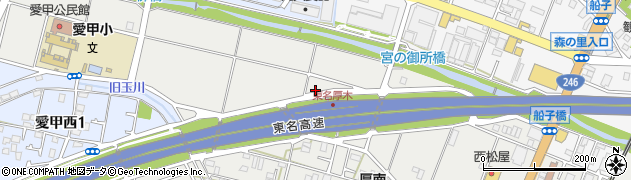 神奈川県厚木市愛甲2555周辺の地図