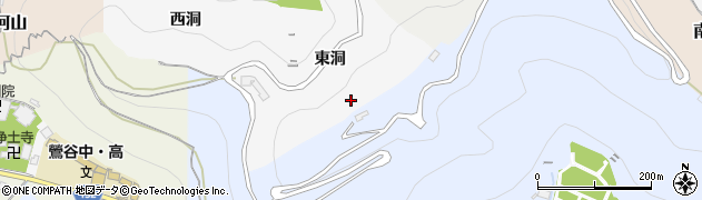 岐阜県岐阜市伊奈波山周辺の地図