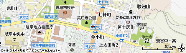 岐阜信用金庫美江寺支店周辺の地図