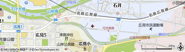 岐阜県可児市石井73周辺の地図