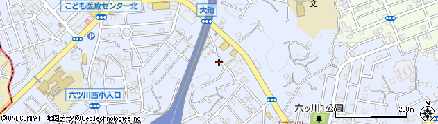 神奈川県横浜市南区六ツ川周辺の地図