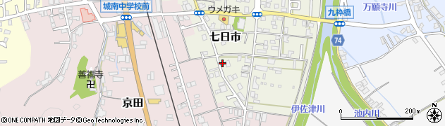 京都府舞鶴市七日市117周辺の地図