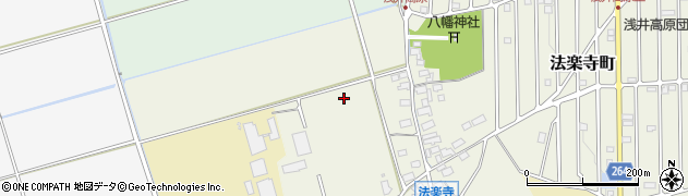 滋賀県長浜市法楽寺町周辺の地図