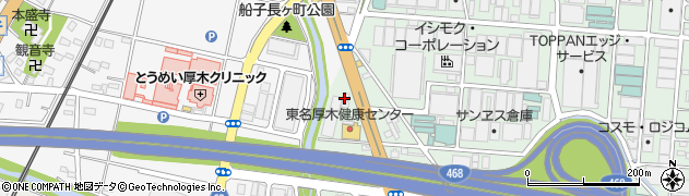 ぎょうてん屋 東名厚木店周辺の地図