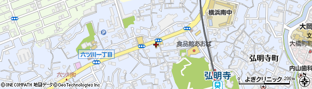 １００円ショップキャンドゥ弘明寺店周辺の地図