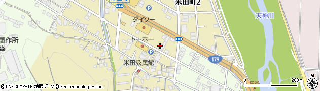 コインランドリー・ジャブ　米田店周辺の地図