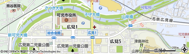 コメダ珈琲店可児広見店周辺の地図