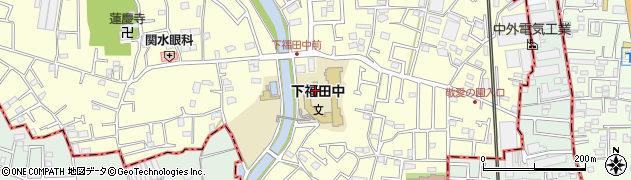 大和市立下福田中学校周辺の地図