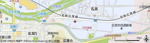 岐阜県可児市石井65周辺の地図