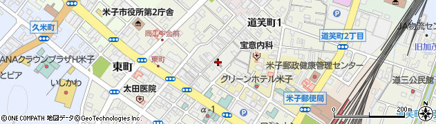 米子元町サンロード郵便局周辺の地図