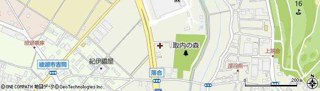 神奈川県綾瀬市落合北1丁目周辺の地図