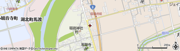 滋賀県長浜市月ヶ瀬町272周辺の地図