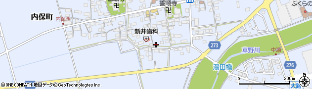 滋賀県長浜市内保町1400周辺の地図