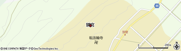 鳥取県東伯郡琴浦町別宮周辺の地図