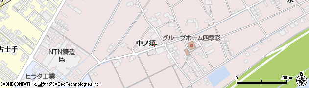 島根県出雲市灘分町中ノ須周辺の地図