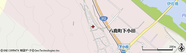 兵庫県養父市八鹿町下小田212周辺の地図