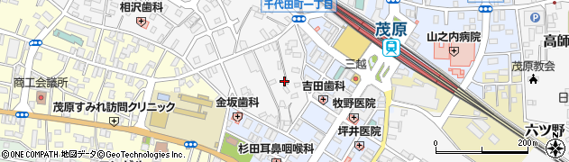 千葉県茂原市高師844周辺の地図