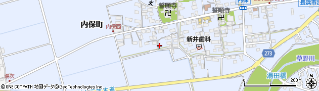 滋賀県長浜市内保町1373周辺の地図