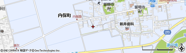 滋賀県長浜市内保町1345周辺の地図