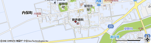 滋賀県長浜市内保町1390周辺の地図