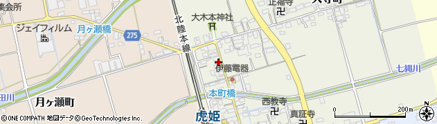 滋賀県長浜市大寺町1006周辺の地図