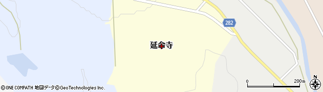 鳥取県八頭町（八頭郡）延命寺周辺の地図