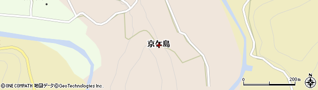 山梨県南巨摩郡早川町京ケ島周辺の地図