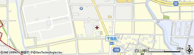 岐阜県本巣市下福島112周辺の地図