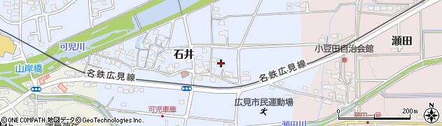 岐阜県可児市石井261周辺の地図